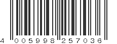 EAN 4005998257036