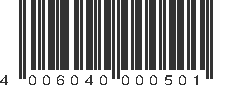 EAN 4006040000501