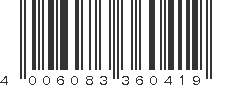 EAN 4006083360419