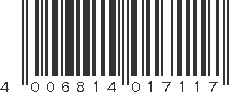 EAN 4006814017117
