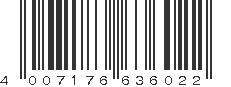 EAN 4007176636022