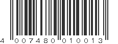 EAN 4007480010013