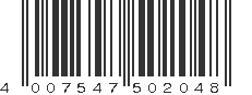 EAN 4007547502048