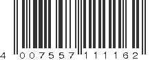 EAN 4007557111162