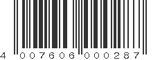 EAN 4007606000287