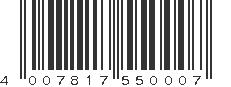 EAN 4007817550007