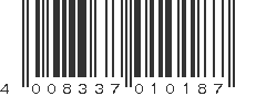 EAN 4008337010187