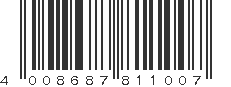 EAN 4008687811007
