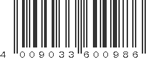 EAN 4009033600986