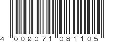 EAN 4009071081105
