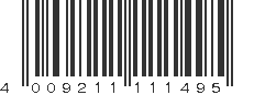 EAN 4009211111495