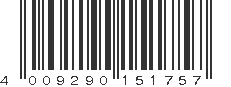 EAN 4009290151757