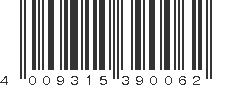 EAN 4009315390062