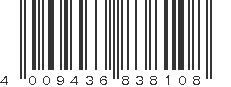 EAN 4009436838108