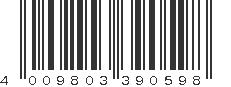 EAN 4009803390598