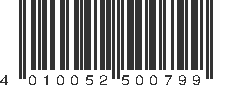 EAN 4010052500799