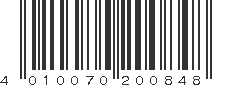 EAN 4010070200848