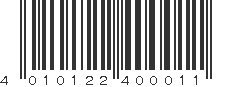 EAN 4010122400011