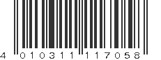 EAN 4010311117058