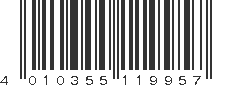 EAN 4010355119957
