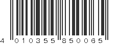 EAN 4010355850065