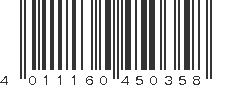 EAN 4011160450358