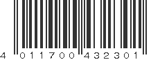 EAN 4011700432301