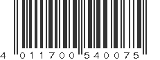 EAN 4011700540075