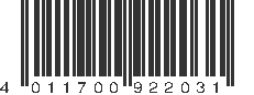 EAN 4011700922031