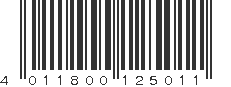EAN 4011800125011