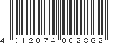 EAN 4012074002862