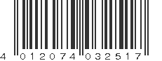 EAN 4012074032517