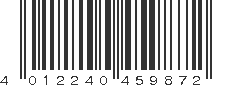 EAN 4012240459872