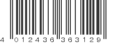 EAN 4012436363129