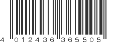 EAN 4012436365505