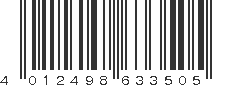 EAN 4012498633505