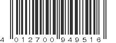 EAN 4012700949516