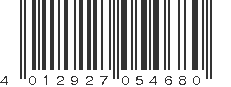 EAN 4012927054680