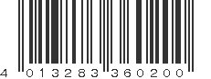 EAN 4013283360200