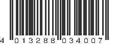 EAN 4013288034007