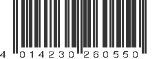 EAN 4014230260550