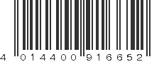 EAN 4014400916652