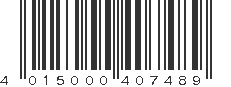 EAN 4015000407489