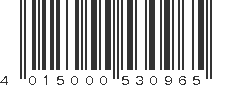 EAN 4015000530965