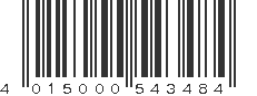 EAN 4015000543484