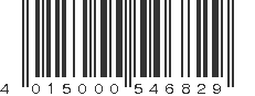 EAN 4015000546829