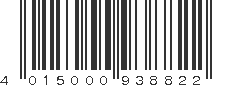 EAN 4015000938822