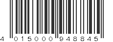 EAN 4015000948845