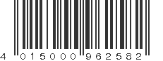 EAN 4015000962582