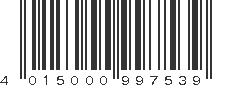 EAN 4015000997539